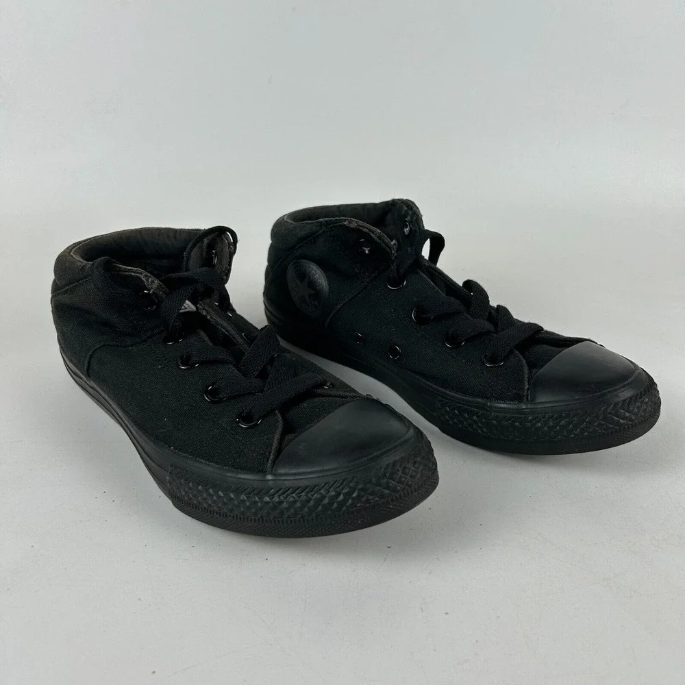 Converse Chuck Taylor All-Star Axel Mid Sneakers Juniors 4 Black Lace Up 645226F